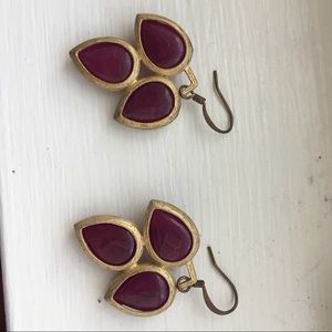 Dark purple hoops